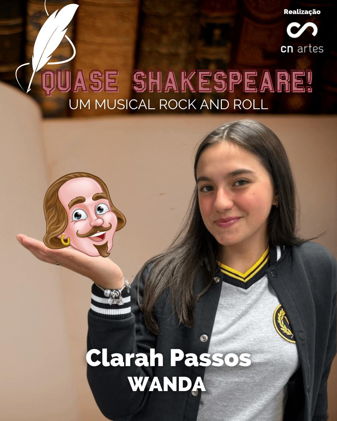 Espetáculo “Quase Shakespeare – Um Musical Rock and Roll”