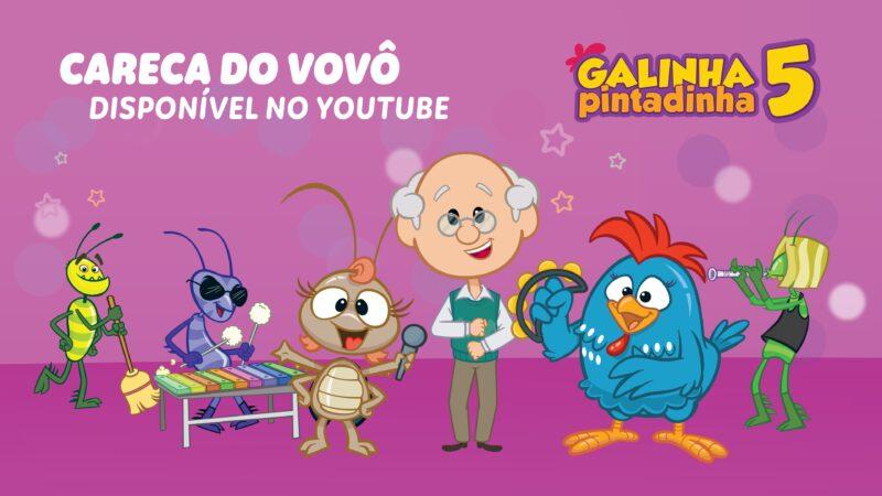 Galinha Pintadinha lança clipe de “Careca do Vovô”