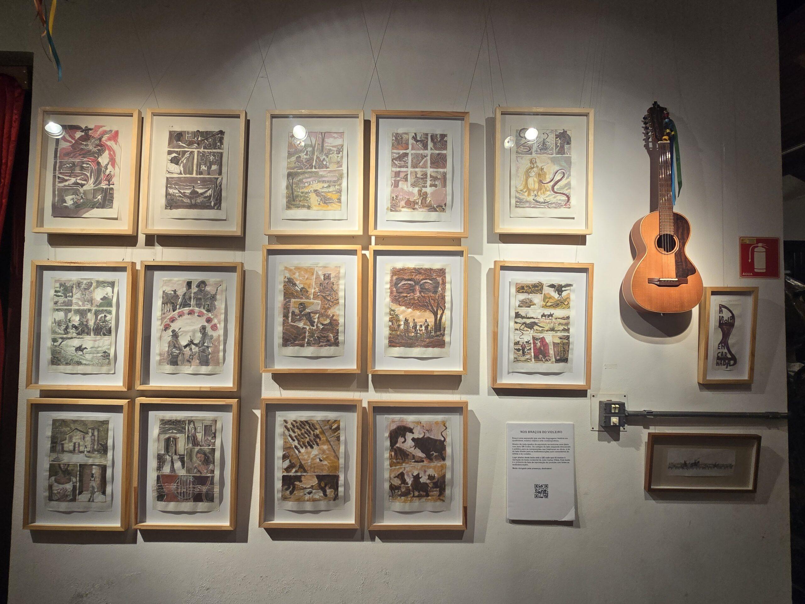 Exposição “Nos Braços do Violeiro” celebra a música caipira