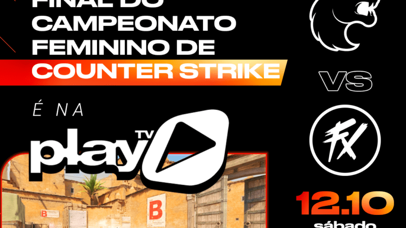 PlayTV transmite ao vivo a final feminina de Counter-Strike