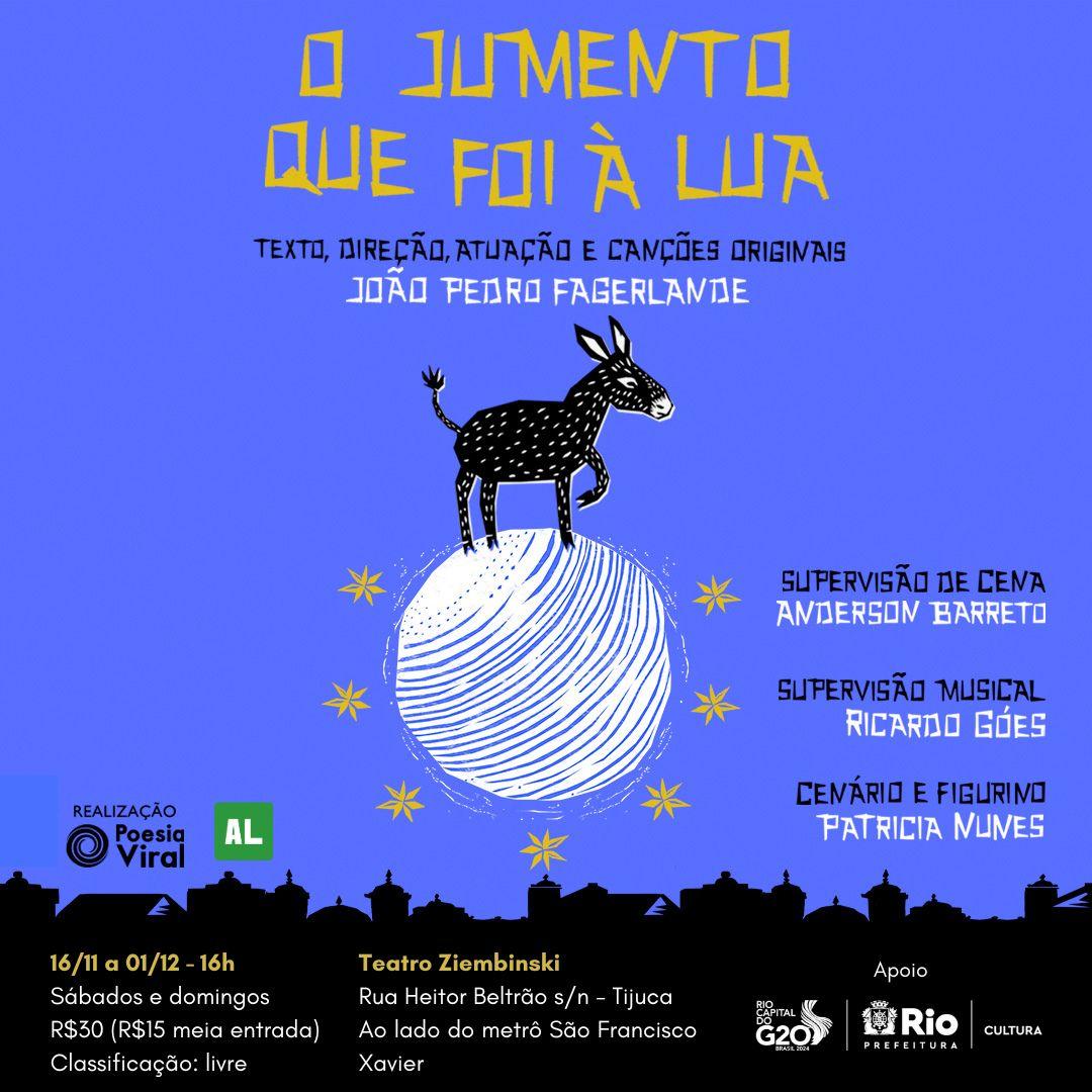 “O Jumento que foi à Lua” estreia no Teatro Ziembinski