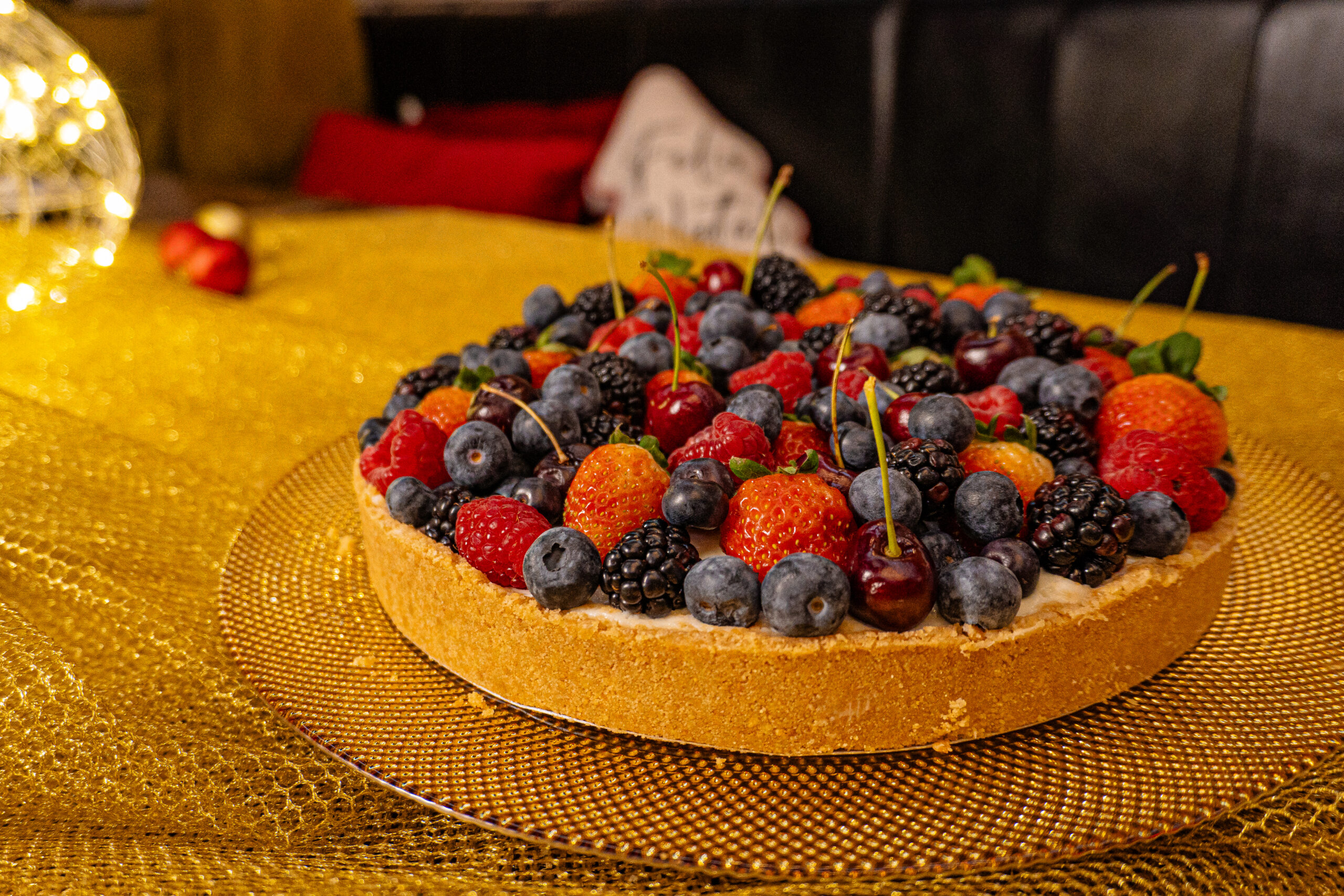 Torta de frutas Vermelhas: Receita natalina do chef Gabriel Pita