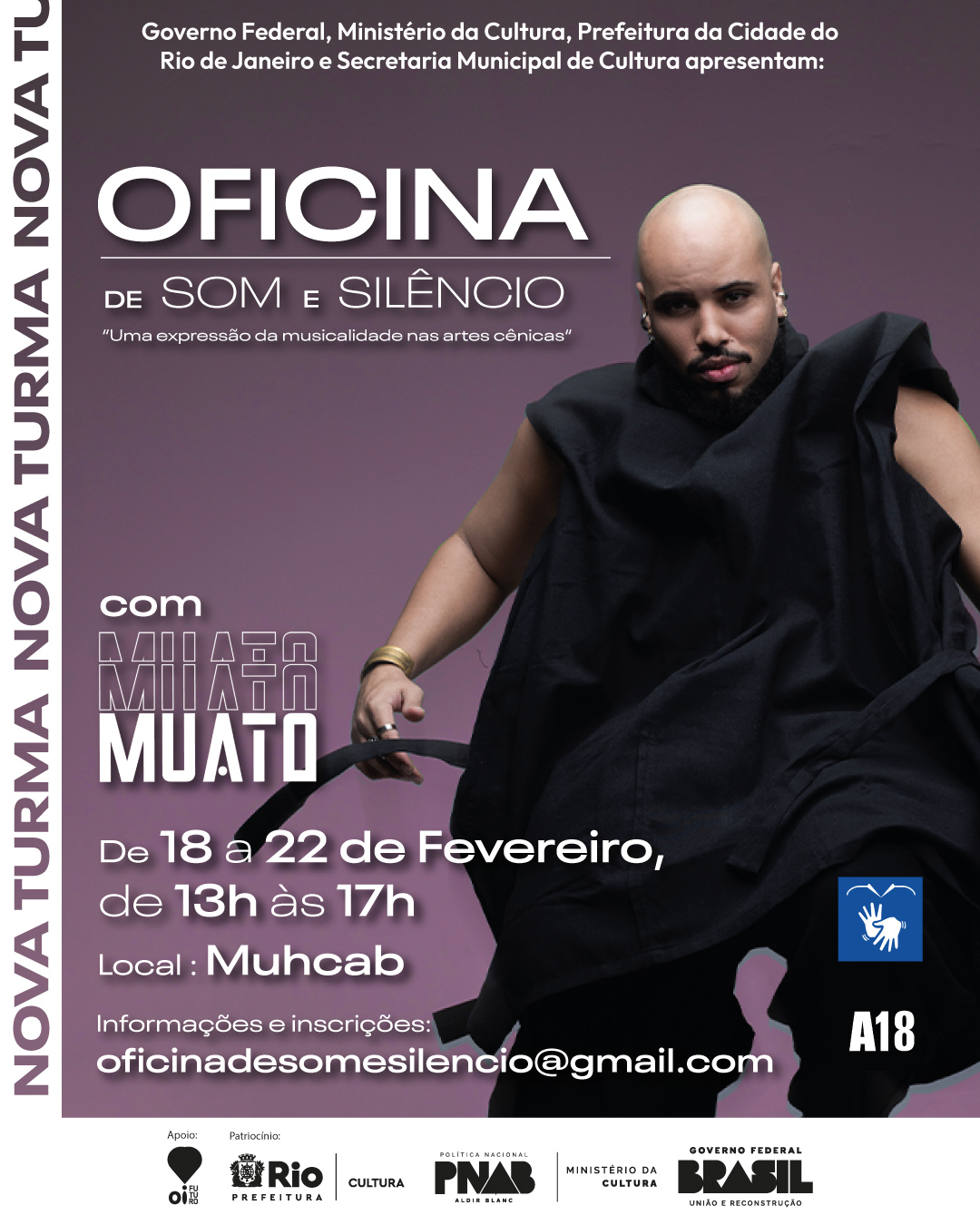 Oficina de música para teatro com Muato no MUHCAB