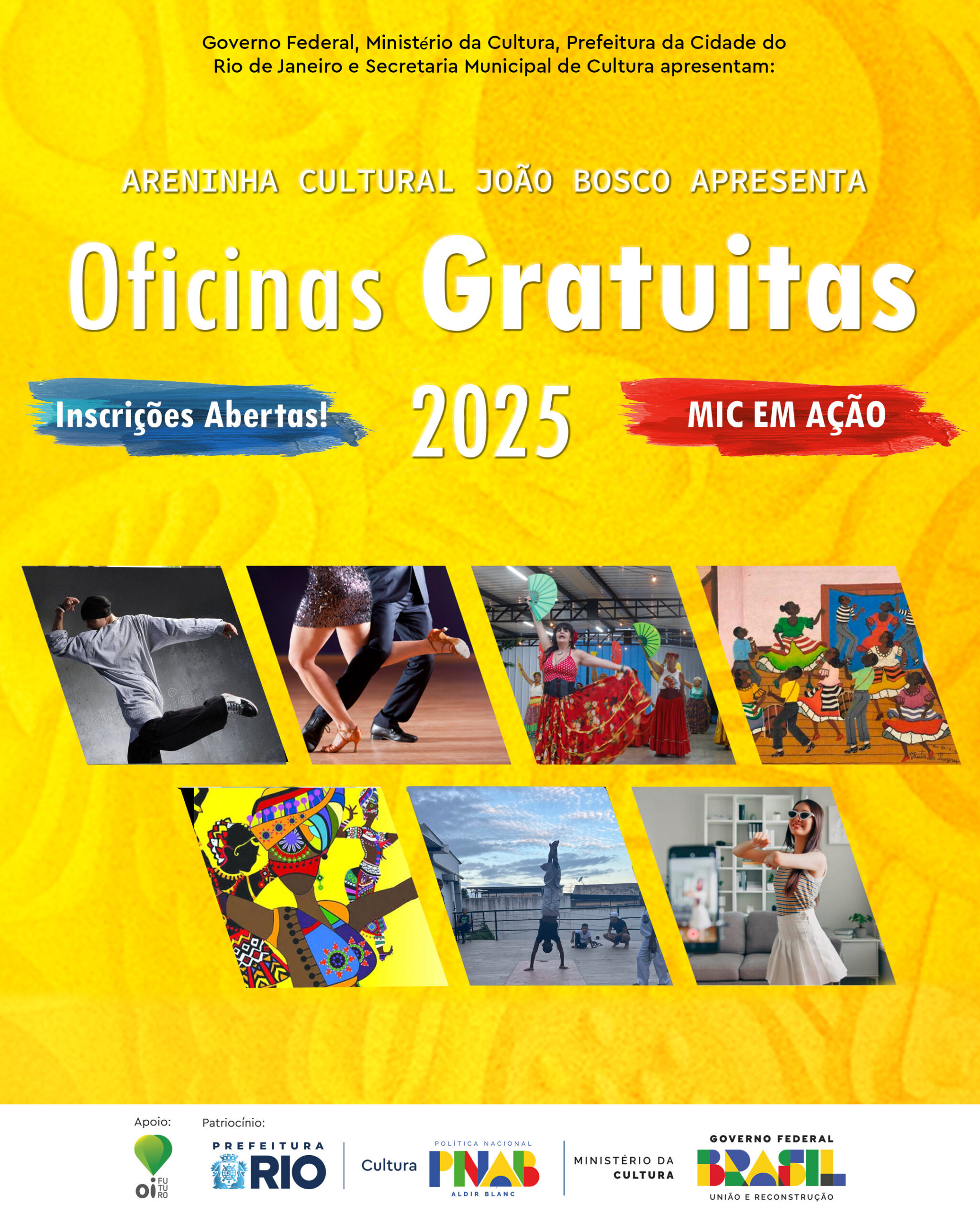 MIC celebra 30 anos com oficinas culturais gratuitas