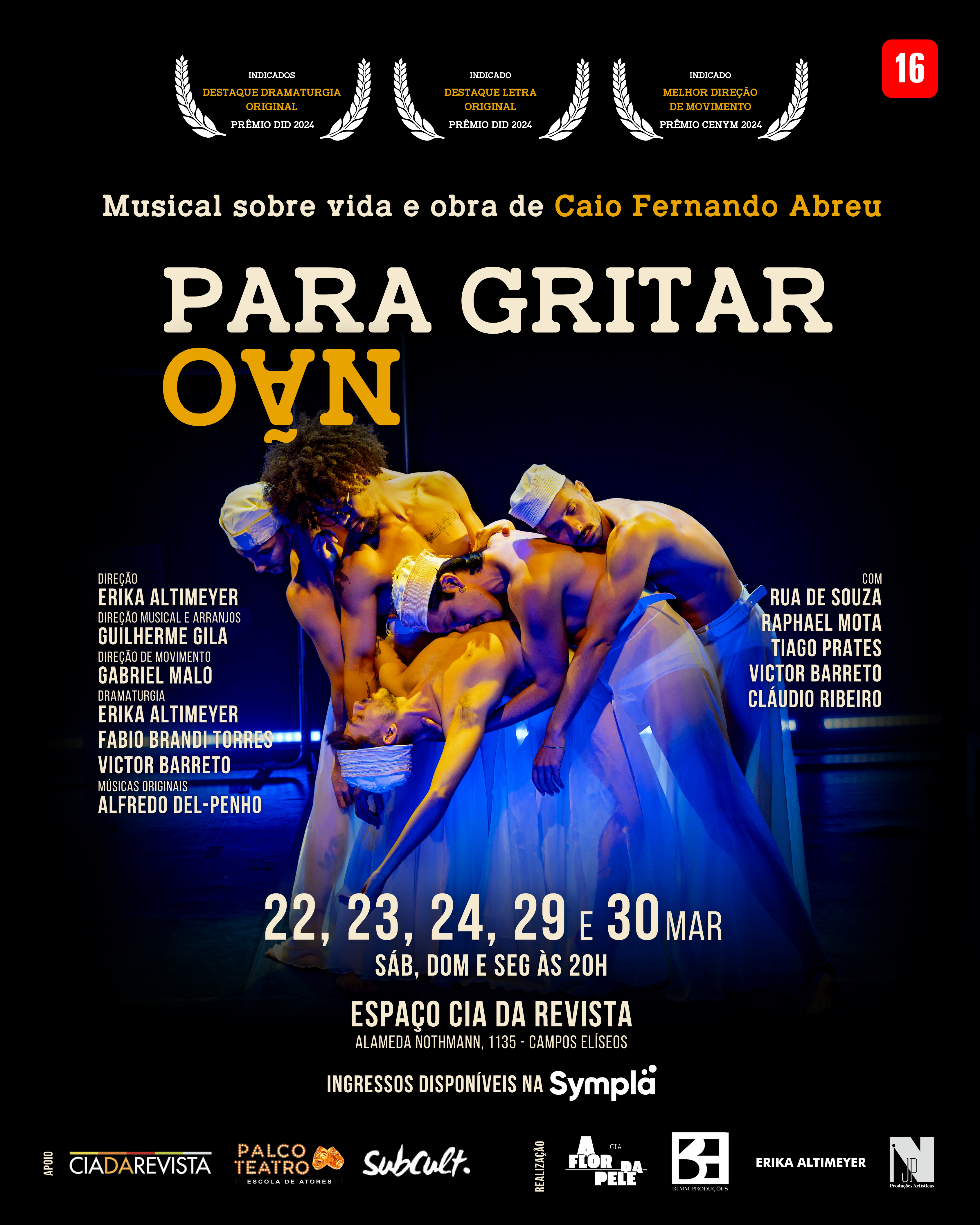 Musical sobre Caio Fernando Abreu encerra temporada em SP