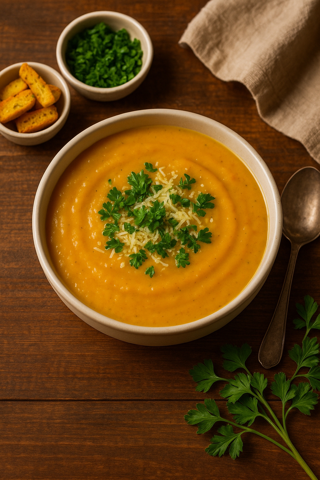 Sopa cremosa e nutritiva: receita prática para o outono