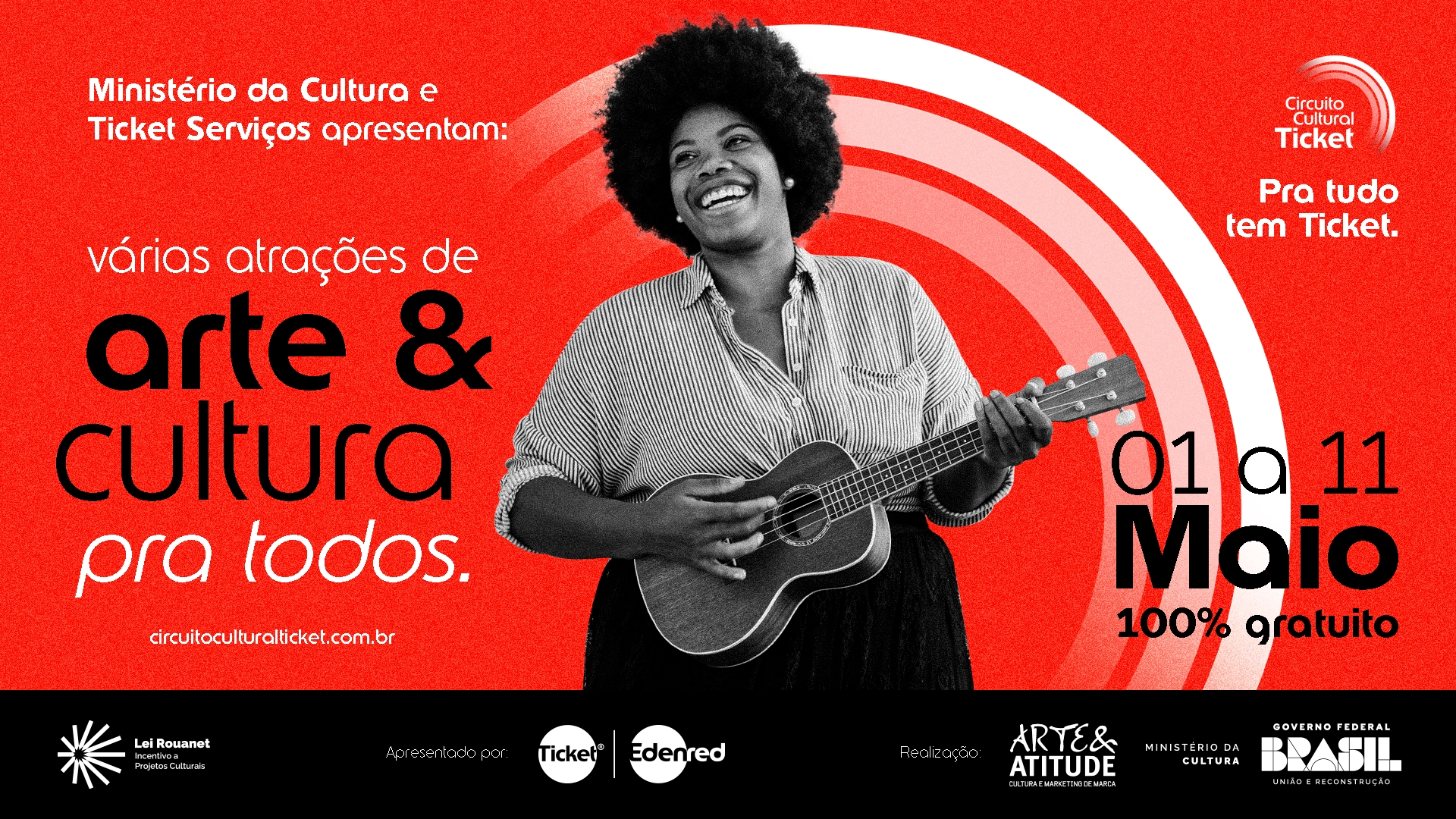 11 dias de cultura gratuita em SP com o Circuito Ticket