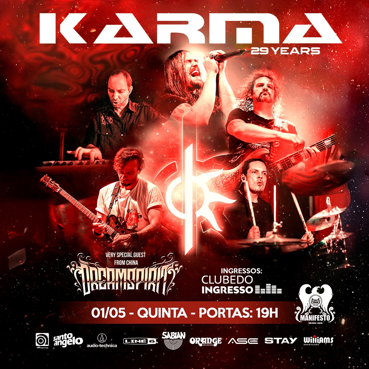 Karma retorna aos palcos em show histórico em SP