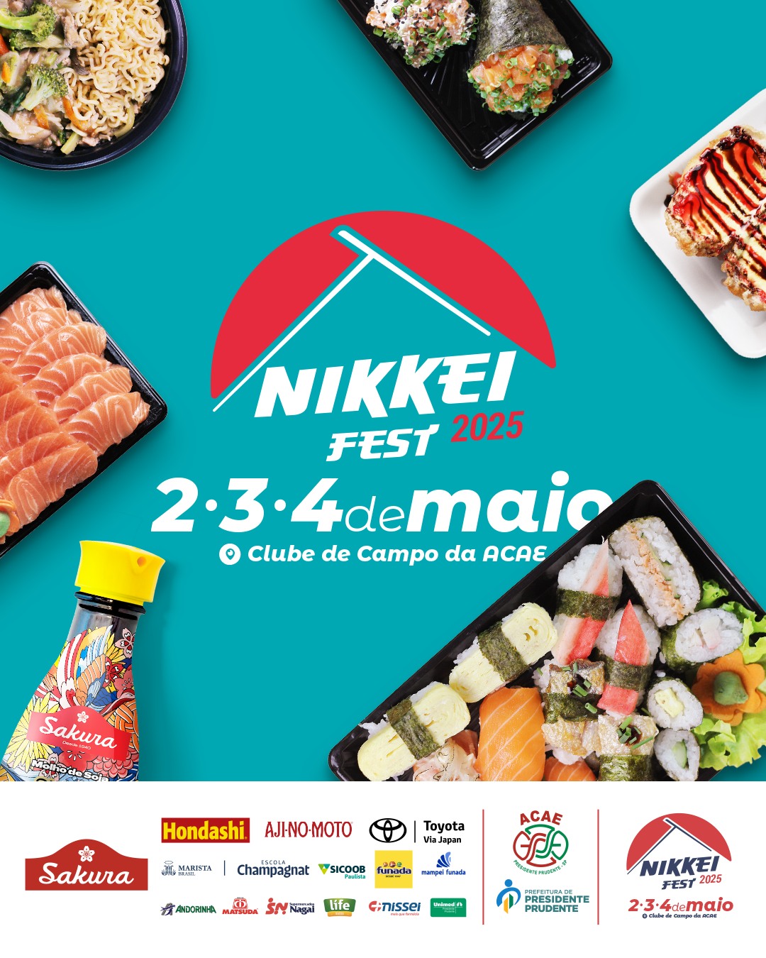 Sakura leva sabores ao Nikkei Fest 2025