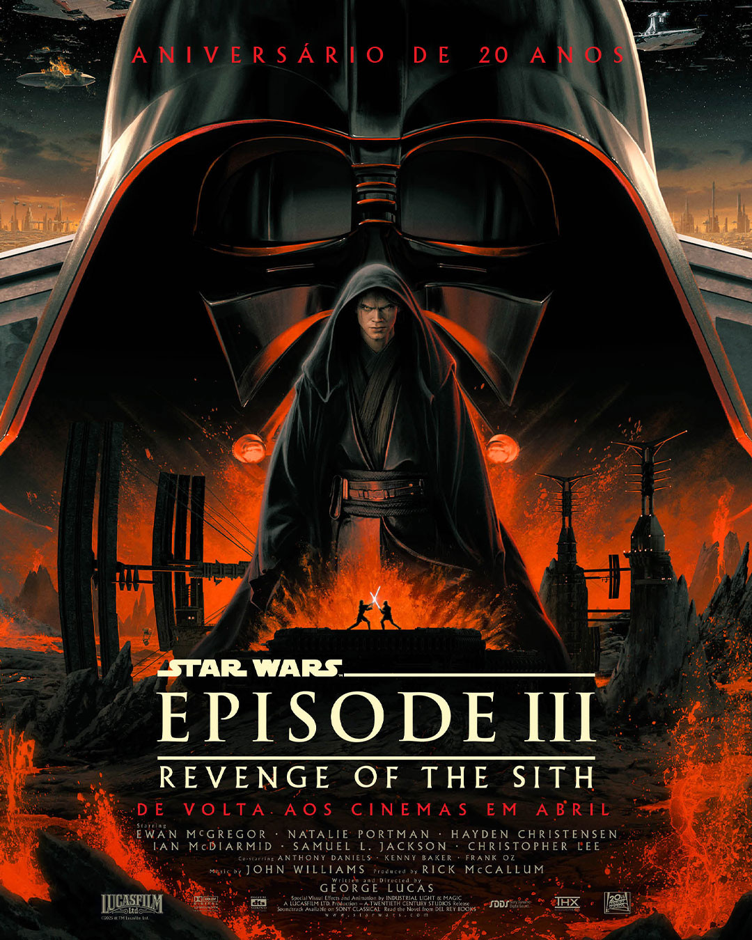 Cinemark reexibe Star Wars III em sessões especiais no Brasil