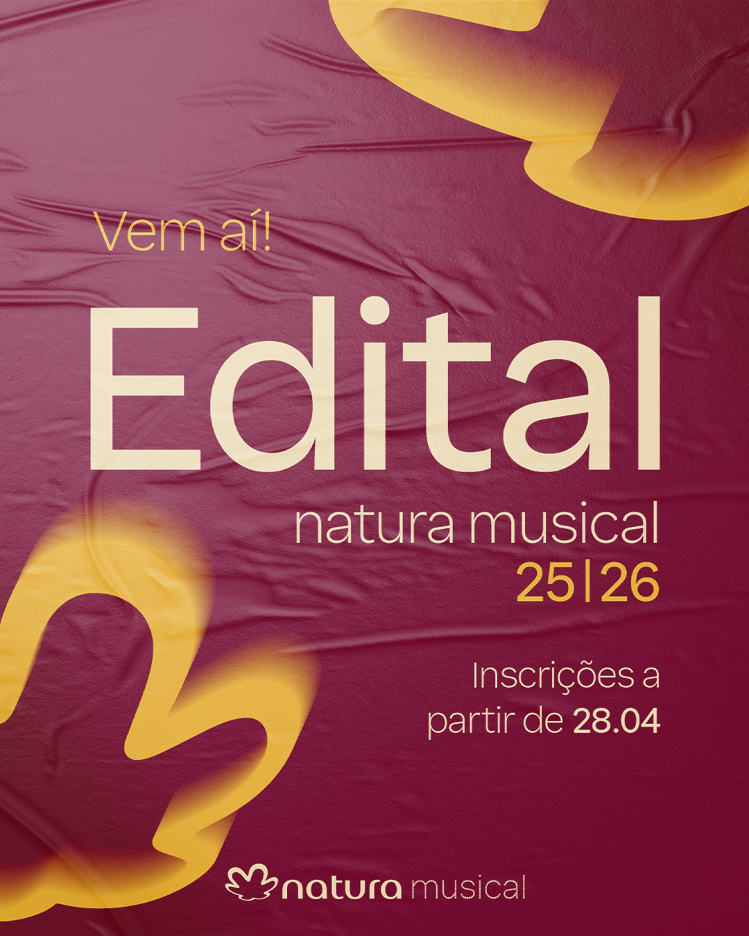 Edital Natura Musical 2025 abre inscrições em 28 de abril