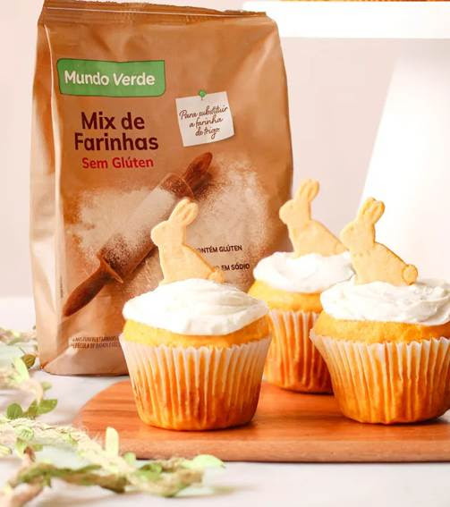 Cupcake de cenoura sem glúten: opção saudável para a Páscoa