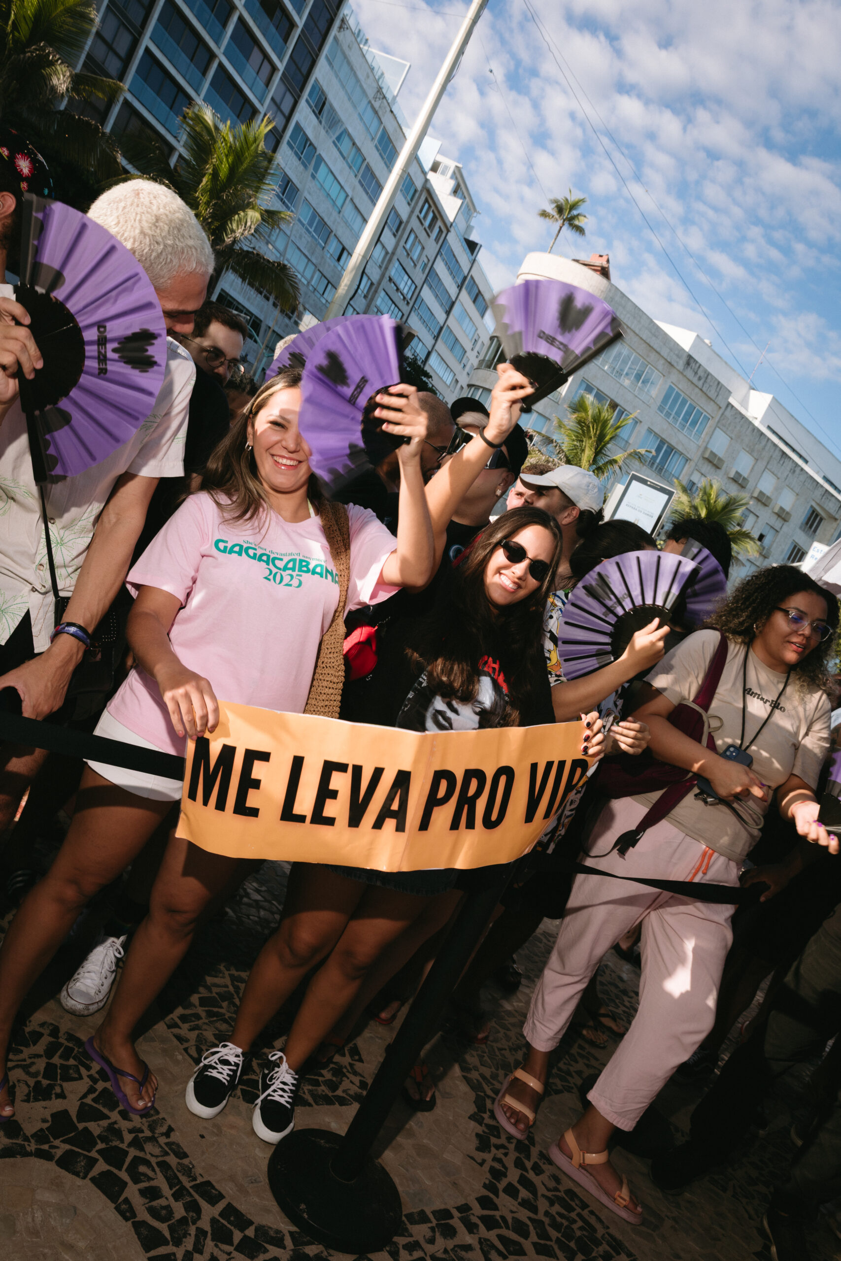Deezer leva fãs para área VIP no show de Lady Gaga no Rio