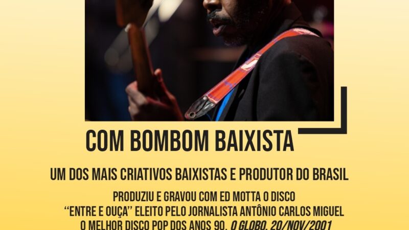 Curso com Bombom ensina gravação e sonorização digital