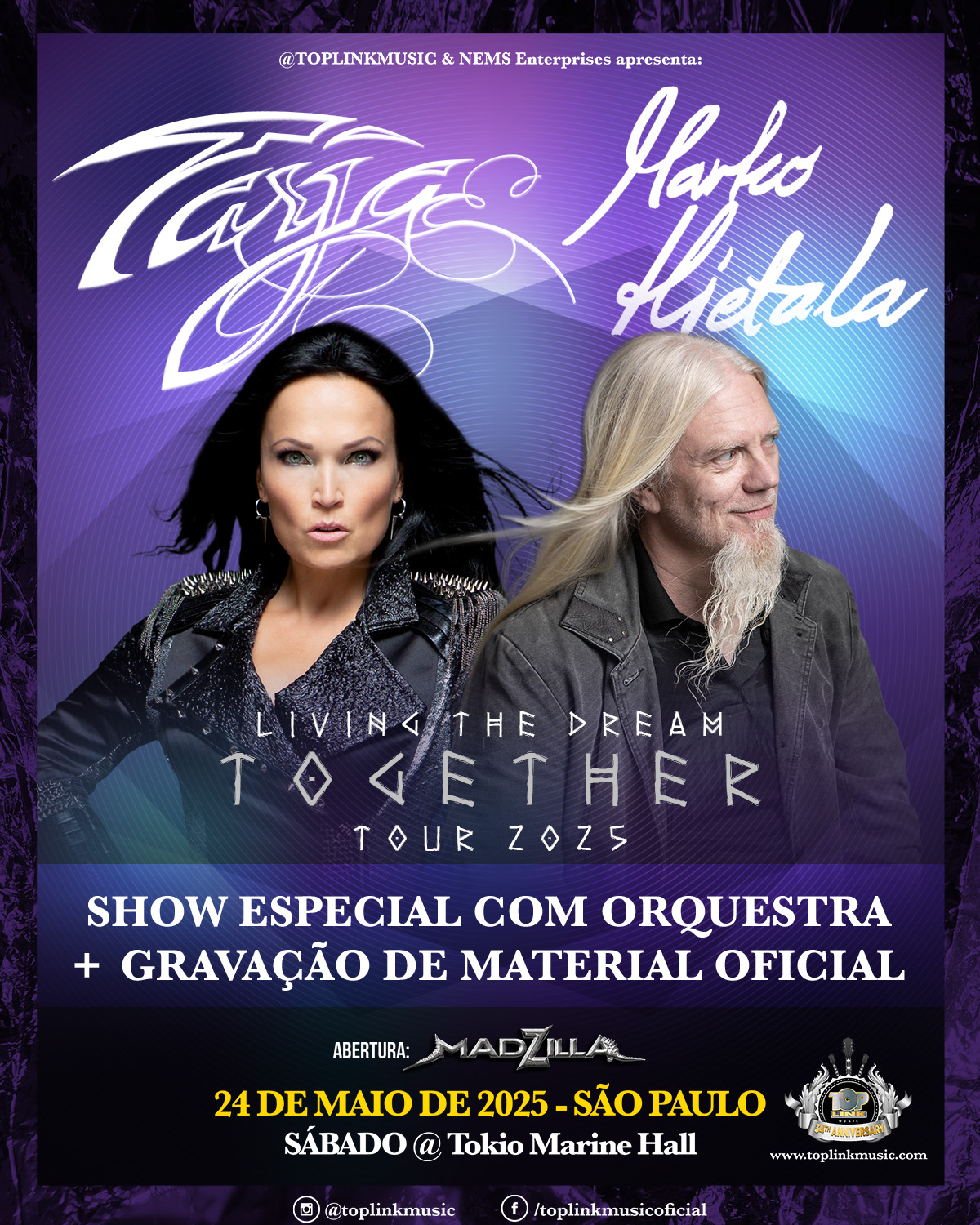 Tarja Turunen emociona fãs ao cantar Rita Lee no Brasil