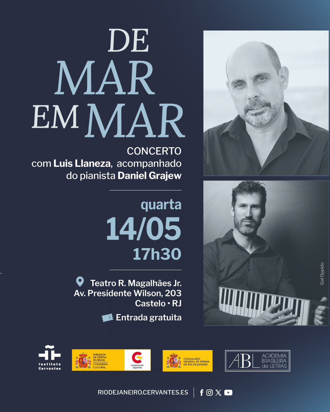 Concerto “De mar em mar” homenageia Antonio Machado