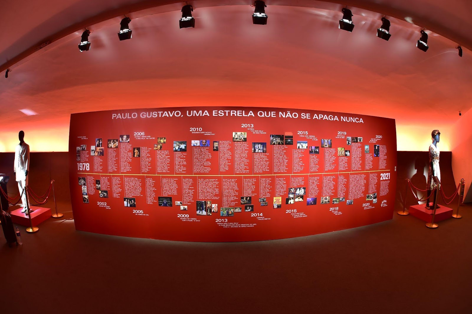 Exposição sobre Paulo Gustavo ultrapassa 35 mil visitantes
