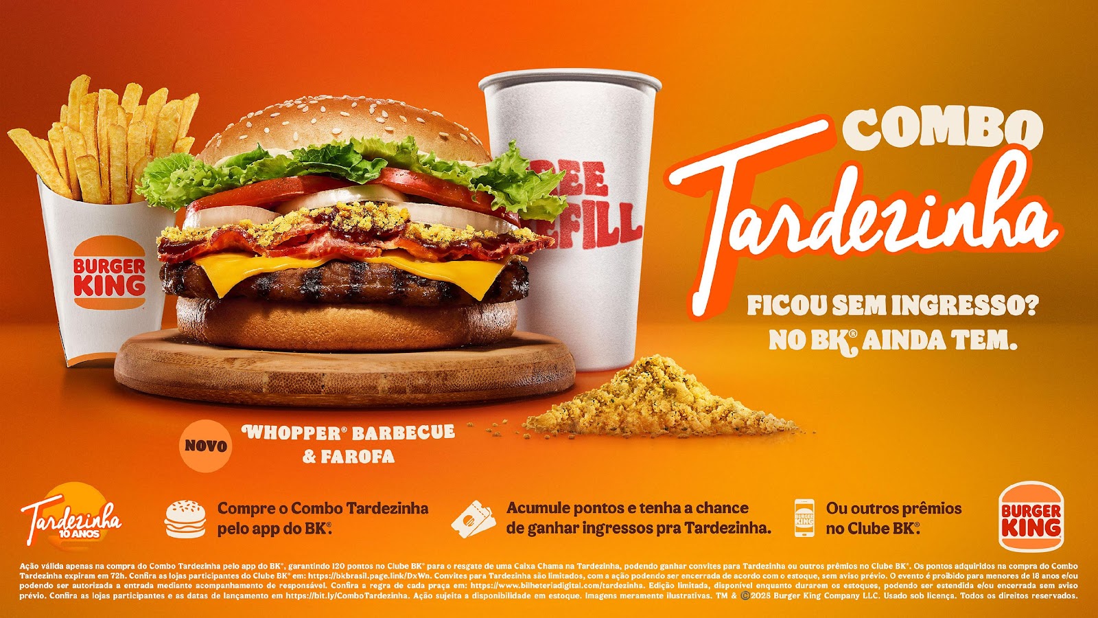 Burger King® e tardezinha agitam Vitória com combo exclusivo