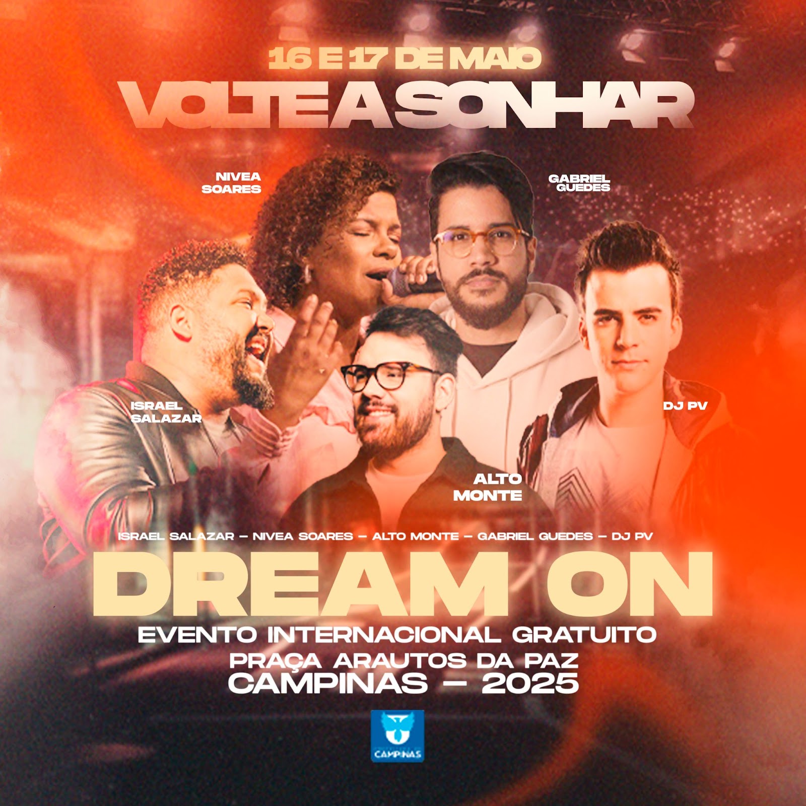 Campinas recebe festival gospel “Voltando a Sonhar”