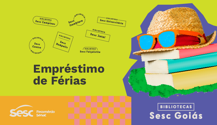 Sesc Goiás promove férias literárias gratuitas em julho