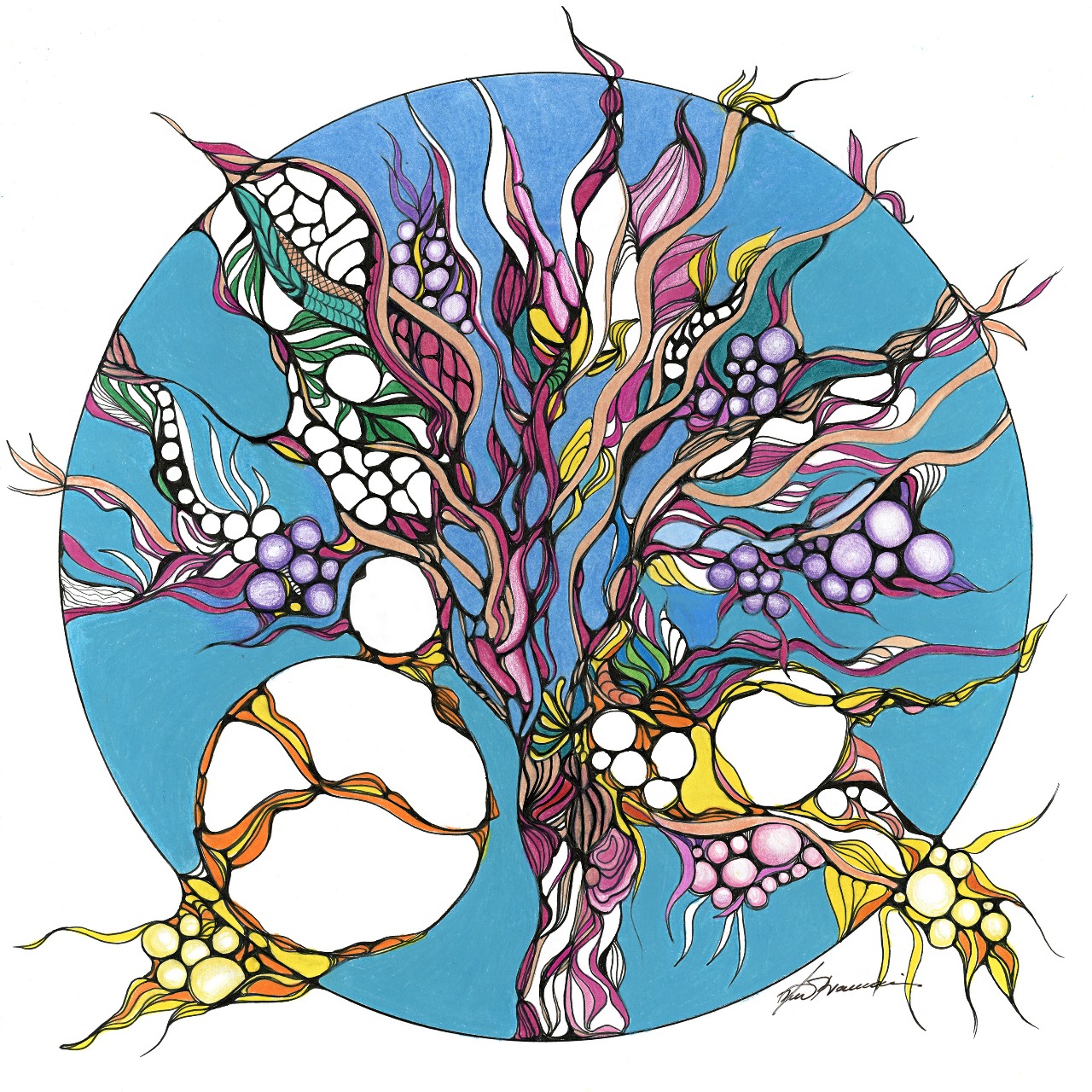 Exposição Abissais de Lucia Bianconi traz mandalas que revelam o ciclo da vida