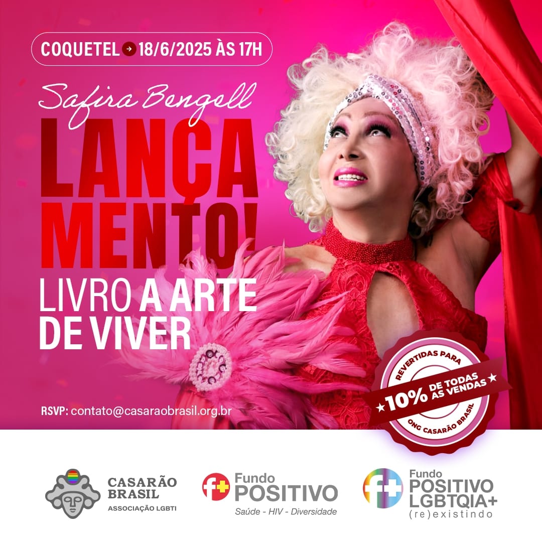 Safira Bengell tem biografia lançada no Mês do Orgulho