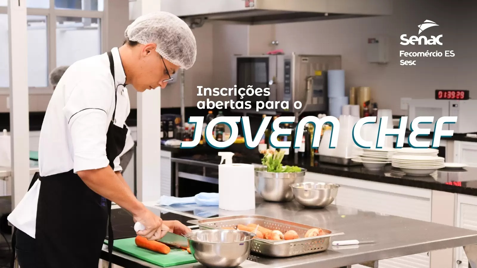 Senac-ES abre 80 vagas para curso gratuito de Jovens Chefs