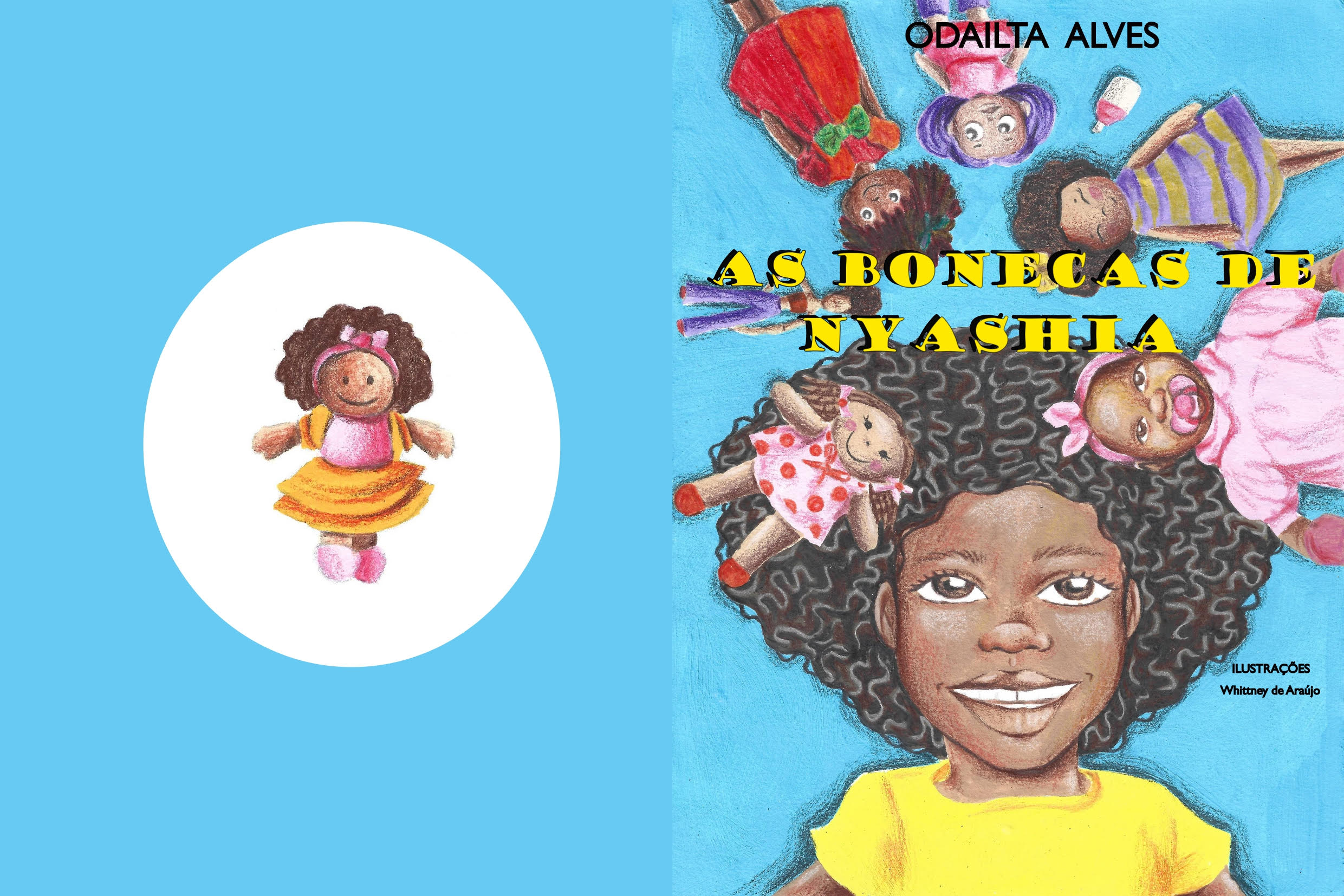 Livro infantil destaca bonecas negras e será lançado no Recife