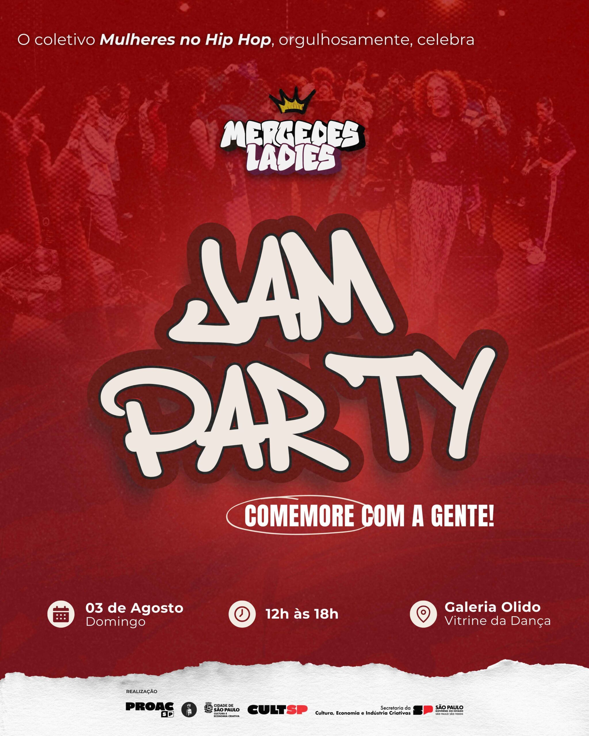 Galeria Olido recebe Jam Mercedes Party para celebrar Hip-Hop feminino