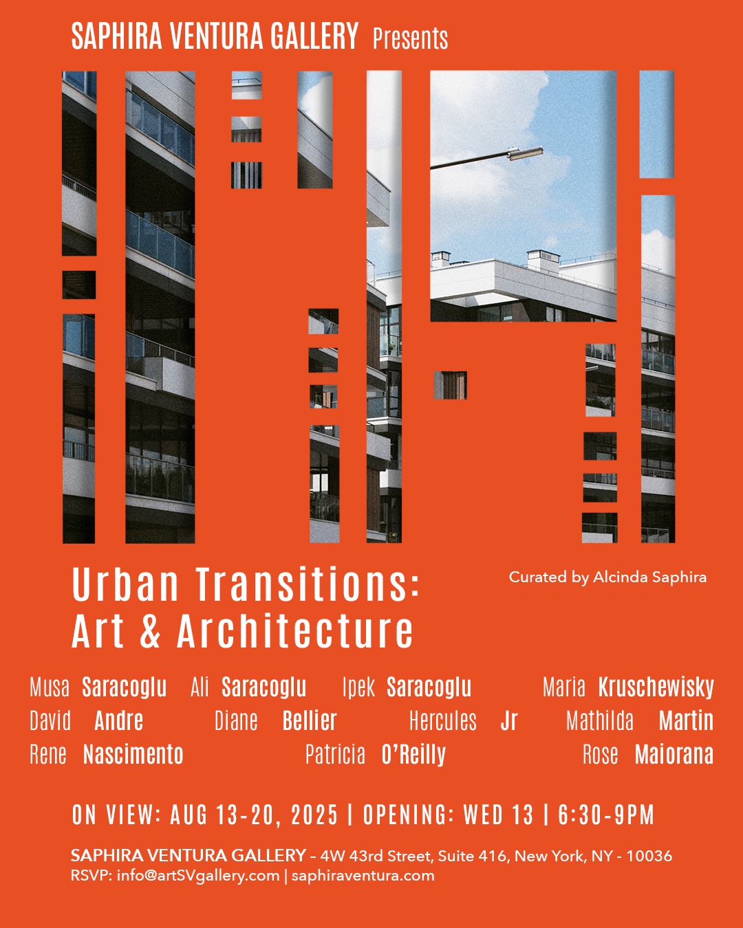 Transições Urbanas une arte e arquitetura em NY