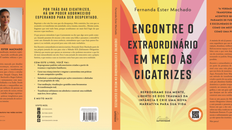 Livro de Fernanda Machado propõe cura emocional