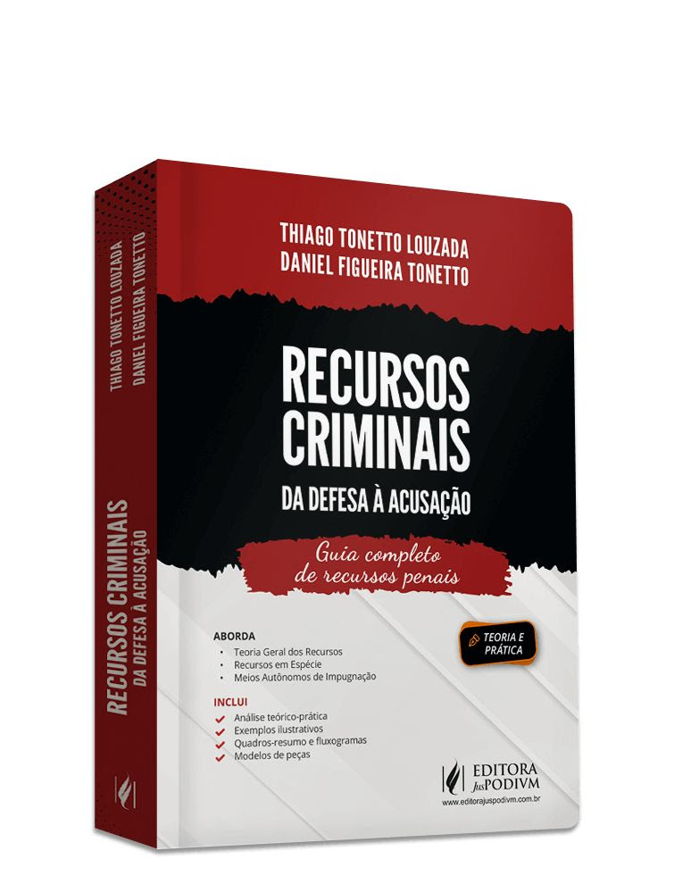 Livro de Daniel Tonetto e Thiago Louzada aborda recursos penais