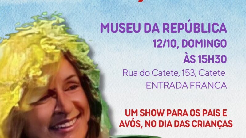 Thaís Fraga celebra 32 anos de carreira com show gratuito no Museu da República