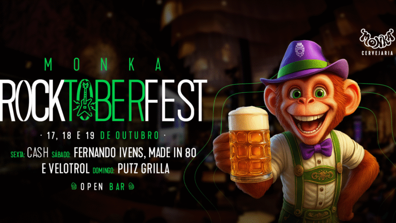 Monka Rocktoberfest mistura rock, tradição alemã e open bar em BH