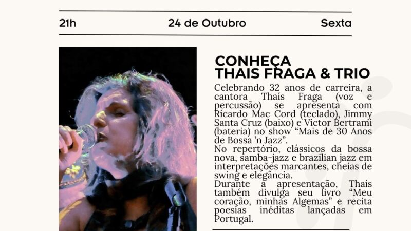 Thaís Fraga celebra 32 anos de carreira no Vinicius Show, em Ipanema