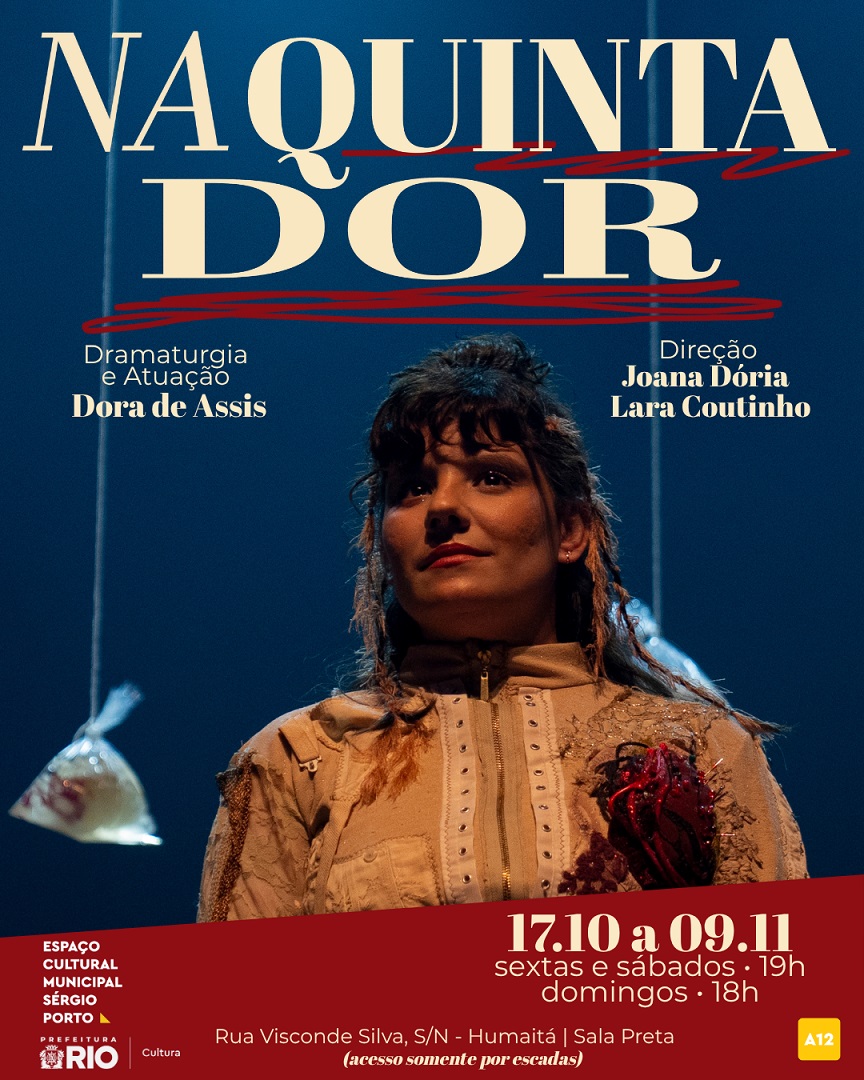 Dora de Assis estreia nova temporada de “Na Quinta Dor” no Sérgio Porto
