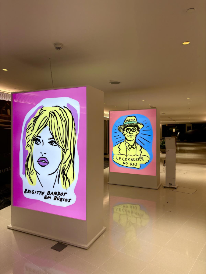 Últimos dias da exposição “Pilotis au Brésil” no Shopping Leblon