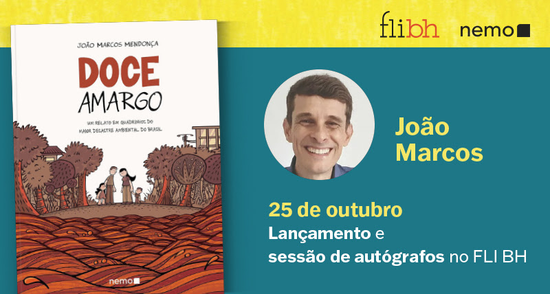 João Marcos lança Doce Amargo no FLI BH