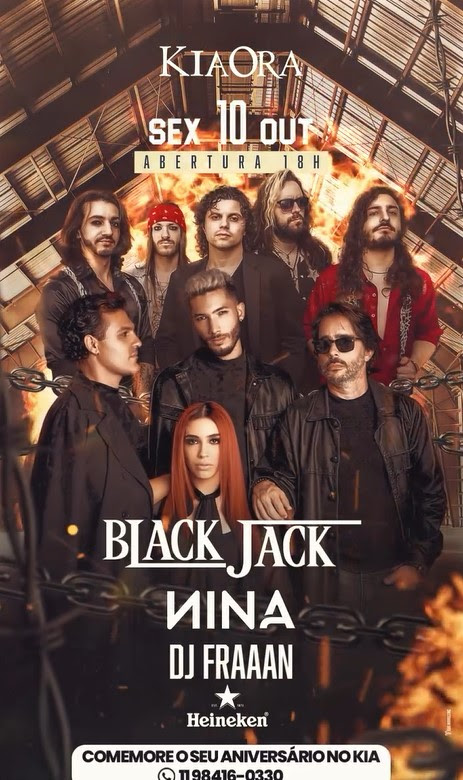 Sexta é dia de rock no Kia Ora
