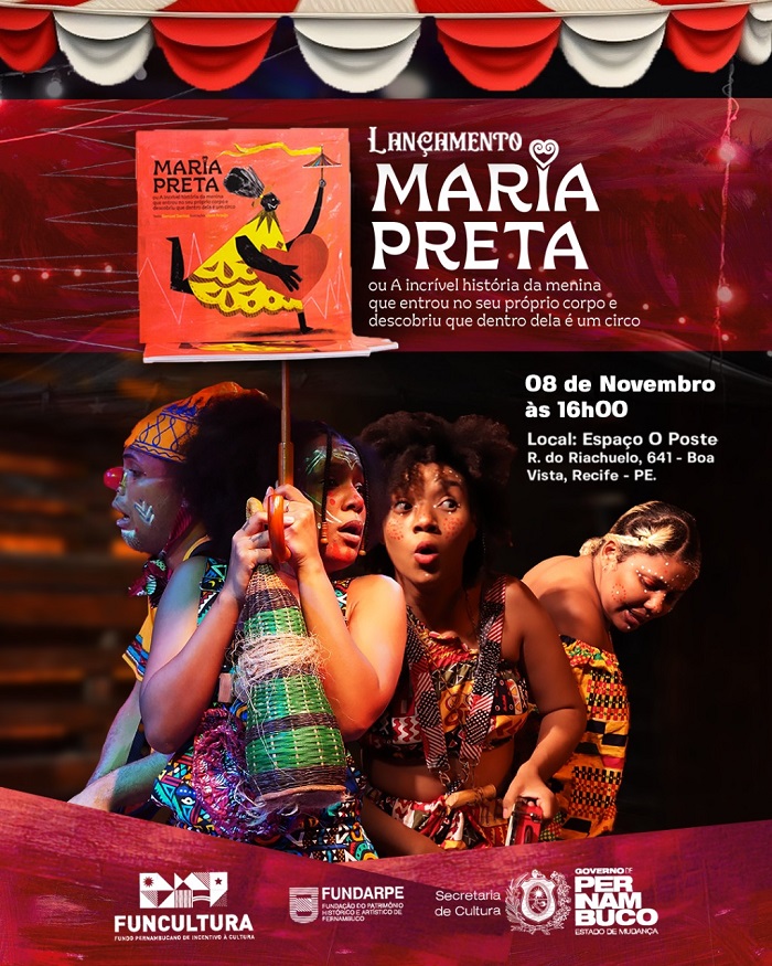 Livro Maria Preta tem lançamento triplo com Samuel Santos