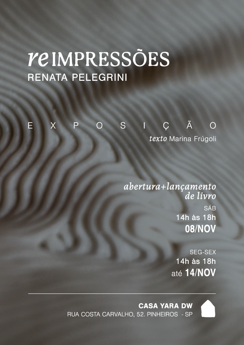 Renata Pelegrini lança livro “TENTACULAR” e mostra “REIMPRESSÕES” em SP