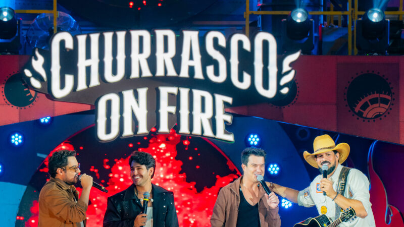 Fernando e Sorocaba gravam com Hugo e Guilherme no Churrasco On Fire