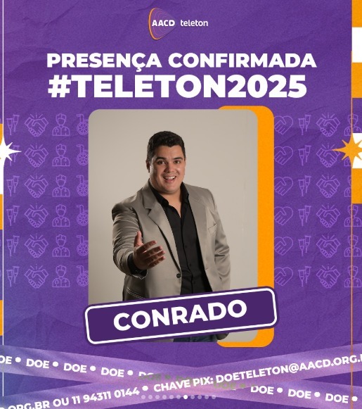 Conrado, o Tenor Sertanejo, celebra solidariedade no SBT
