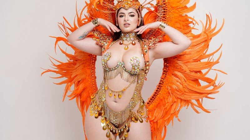 Miss Bumbum Kerolay Chaves faz primeiro ensaio como musa da Ala Musical da Terceiro Milênio: “Pedi pra não usar Photoshop”