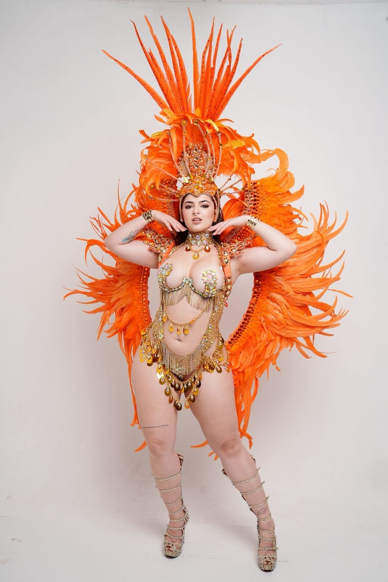 Miss Bumbum Kerolay Chaves faz primeiro ensaio como musa da Ala Musical da Terceiro Milênio: “Pedi pra não usar Photoshop”