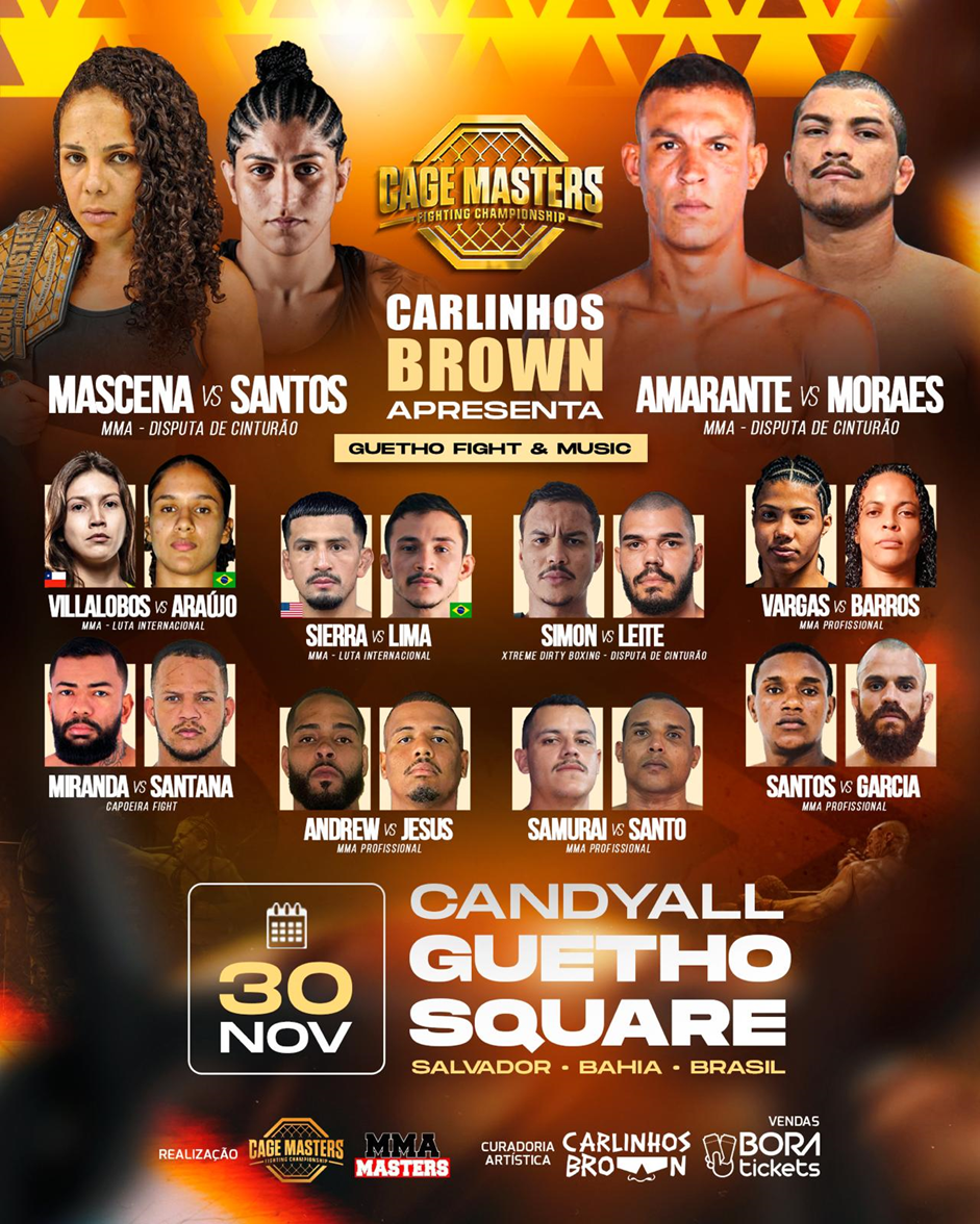 Salvador recebe Guetho Fight & Music com MMA e música