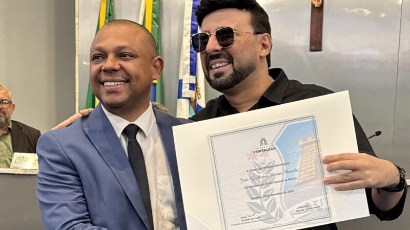 Guilherme Dantas é homenageado na Câmara de Fortaleza