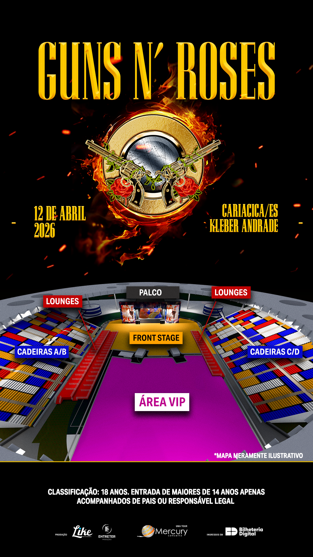 Guns N’ Roses abre vendas no ES para turnê no Brasil