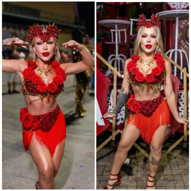 Ravena Hanniely vira alvo de críticas após incidente com Lumena em mini-desfile da Estácio de Sá