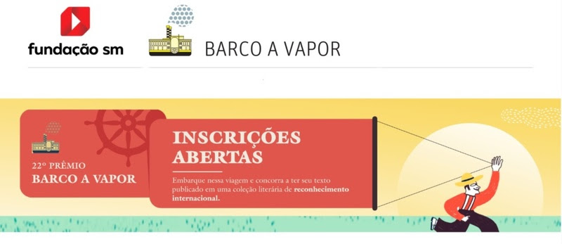 22º Prêmio Barco a Vapor abre inscrições e busca novos talentos da literatura infantojuvenil